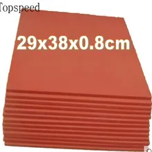 2 шт. термопресс машина силиконовый коврик 29x38x0,8 см Высокая термостойкость для сублимации теплопередачи