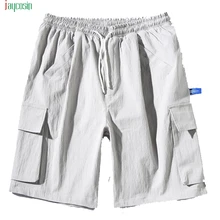 Jaycosin повседневные мужские военные прямые шорты, прочные тактические брюки карго, мужские свободные рабочие короткие штаны на шнурке