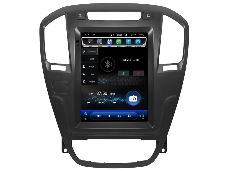 Discount OTOJETA Android 8.1.0 vertical screen Car Multimedia tesla GPS NAVIGATION Radio player for OPEL INSIGNIA 2008-2011 auto stereo 4