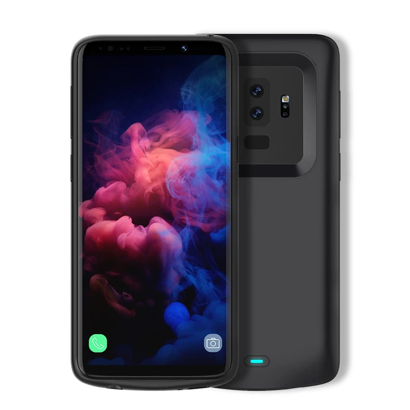 4700/5200mAh Чехол-аккумулятор для samsung Galaxy S9/S9Plus чехол для батареи резервный Задний зажим корпус питания