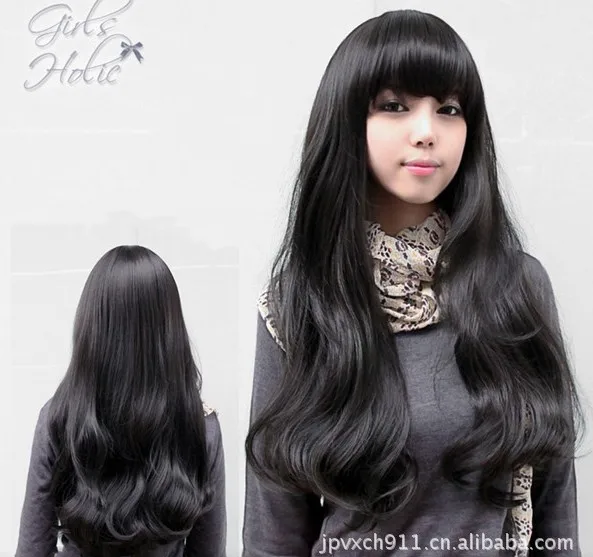 My Little Hair Styling High Quality Black Wavy Long Thick Hair