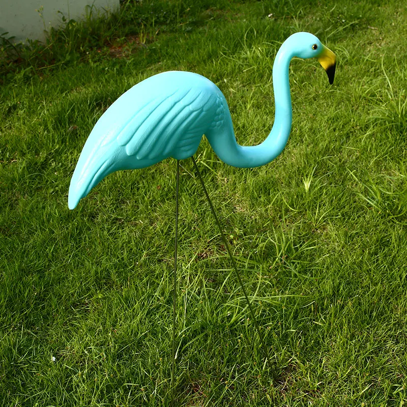 

Flamingo Lawn Decoration Flamingo Figurines Lifelike Plastic Artificial Garden Ornaments Arts Lawn Jardin Decor Drop shipping