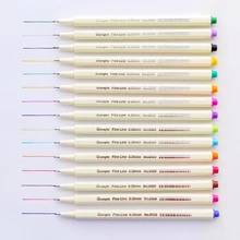 10/15 цветов тонко пишущие ручки тонкие ручки точка чернила на водной основе художественный Маркер для белой доски для рисования Multicolours графический планшет граффити расходные материалы