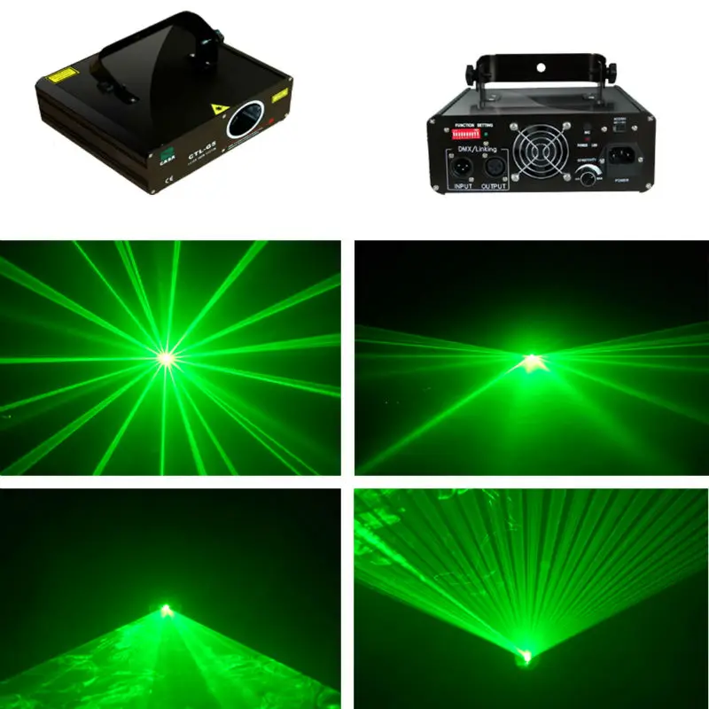 Лазерный свет 50 МВт 532nm зеленый лазерный свет диско DJ Mix