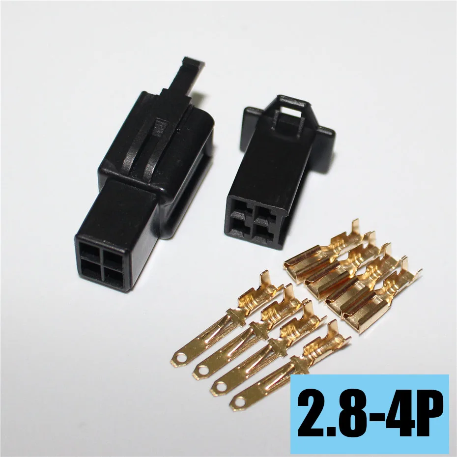 2,8 мм черный 2/3/4/6/9 Way/pin электрический провод Авто/автомобильный разъем для е-байка, автомобиль, мотоцикл, и так далее