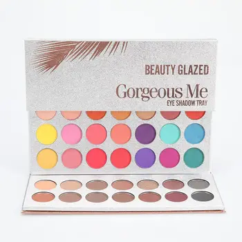 

Beauty Glazed Eye Makeup Nudes Palette Nude Shining Eyeshadow Palette Makeup Brush Eye shadow Palette Shine Waterproof Cosmetics