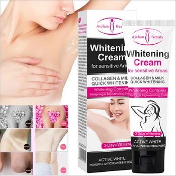 

2pcs Aichun Beauty Body Creams Armpit Whitening Cream Between Legs Knees Private Parts Whitening Armpit Whitener Intimate