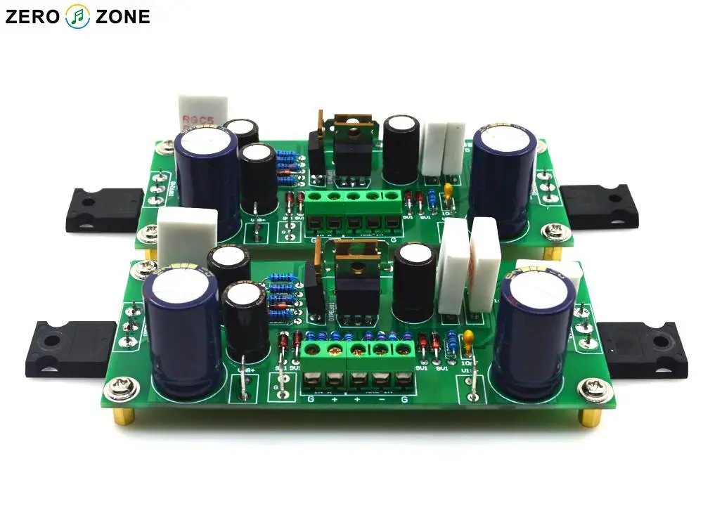 GZLOZONE One Pair PASS-AM V15 Class A 10W Power Amplifier Board Balanced Input