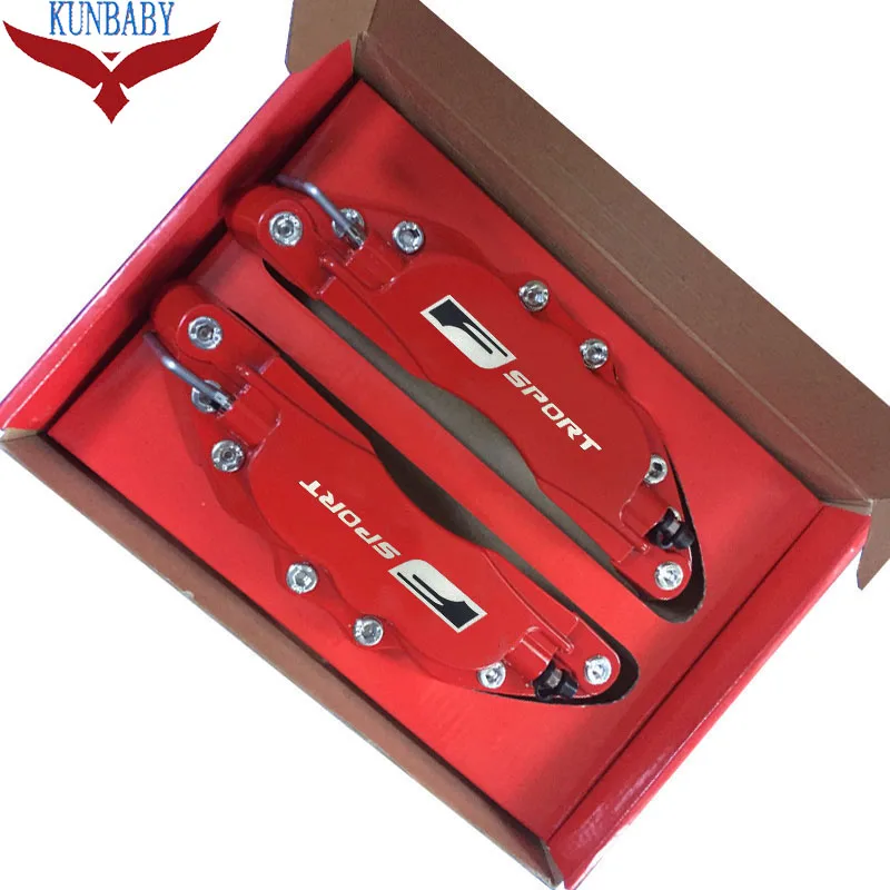 

KUNBABY Red Metal Brake Caliper Cover Model 9 F Sport Logo Car Styling Decoration For Lexus