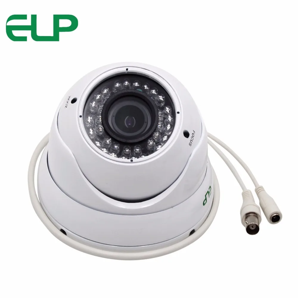 Elp CCTV Sony 700TVL ИК Открытый wateroof ручной зум с переменным фокусным расстоянием 2.8-12mmm объектив купола аналоговые камеры для дома безопасности