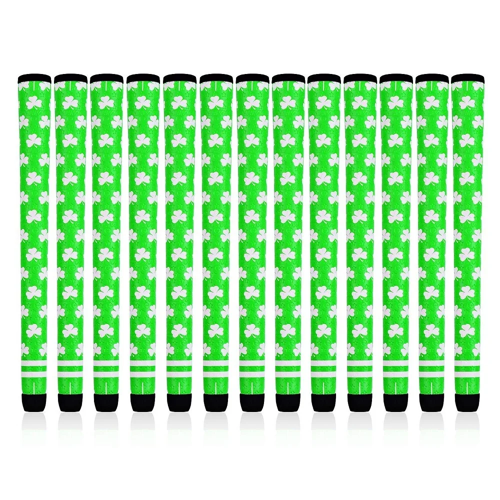 

NEW Champkey 13PCS/Set Shamrock Golf Grips for Golf Club Three Size Standard Midsize and Oversize Club Grips