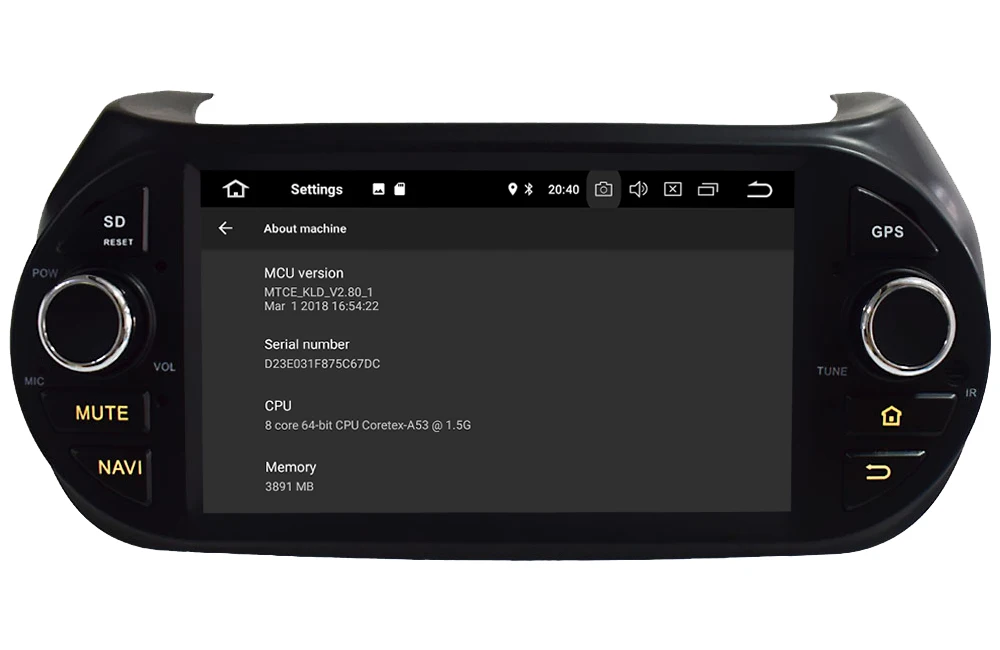 Perfect 7" Octa Core 4G Android 8.1 4GB RAM 64GB ROM RDS Car DVD Player Stereo GPS Glonass For Fiat Fiorino/Citroen Nemo/Peugeot Bipper 4