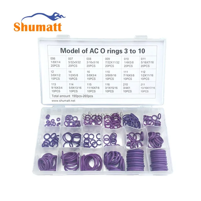R134A resistant air conditioner o ring kit auto ac o ring seal kit