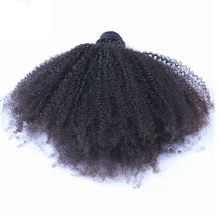 Afro Kinky Curly Hair Bundles Peruvian Virgin Hair Weaving 100% Human Hair Extension Natural Color Honey Queen Products