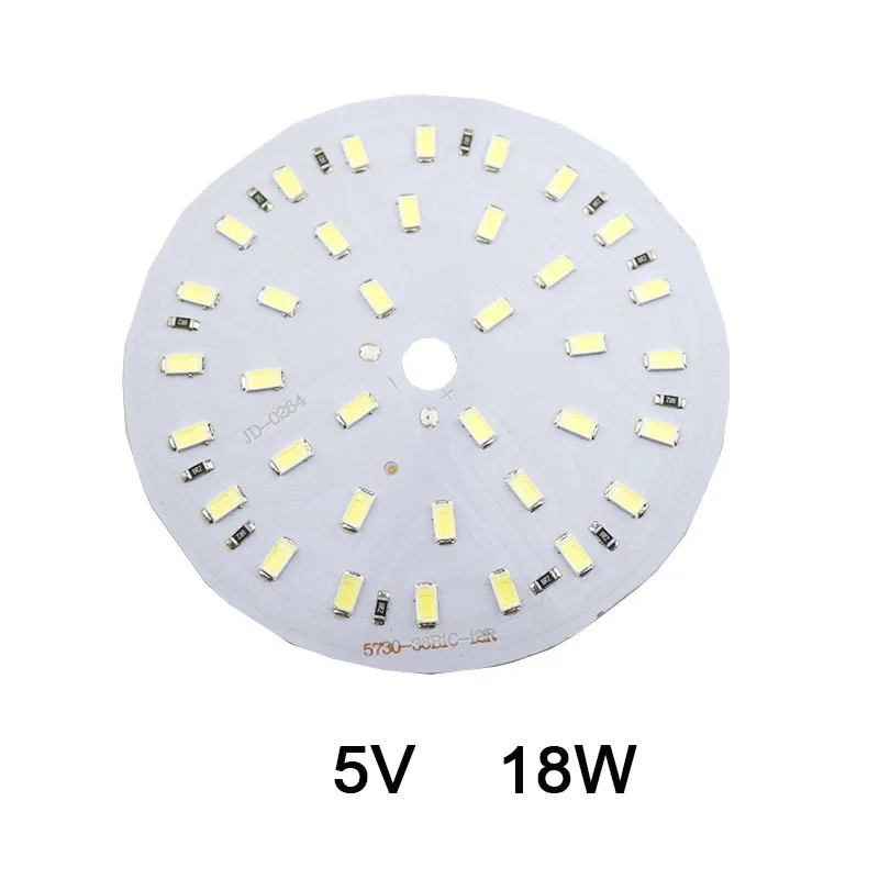 10 шт./лот 5 в светодиодный источник SMD5730 PCB светильник 100LM/W лампа 3 Вт 5 Вт 7 Вт 9 Вт 12 Вт 15 Вт 18 Вт 24 Вт 36 Вт Светодиодный светильник для кемпинга/Домашний Светильник ing