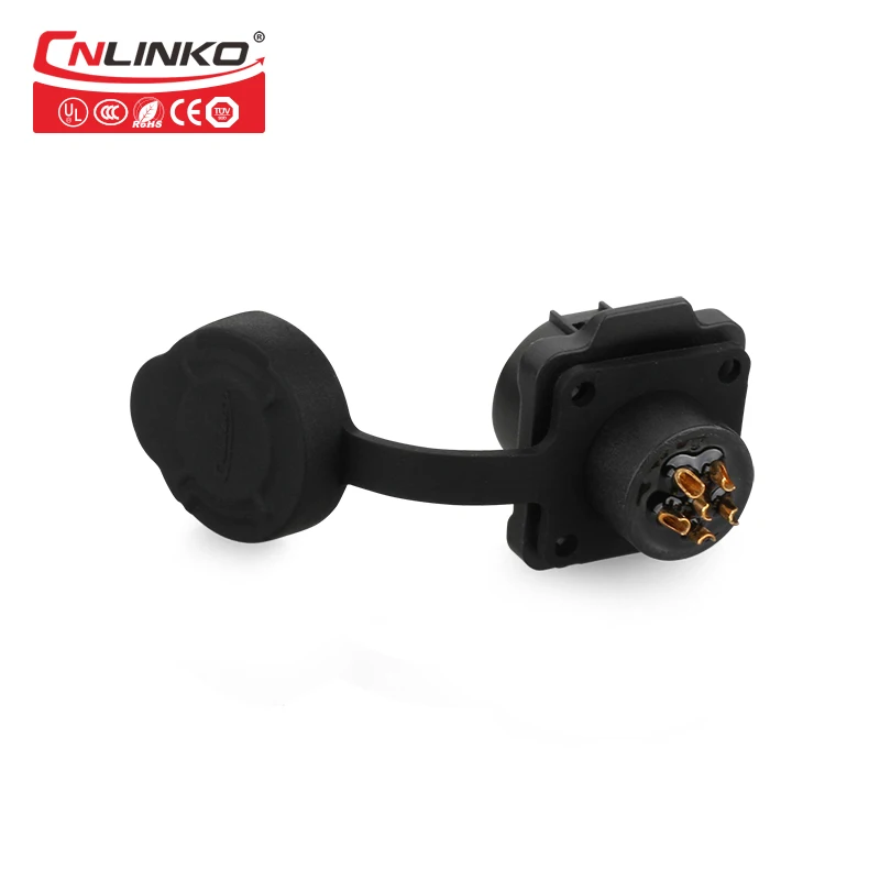 Серия CNLINKO LP M12 водонепроницаемый IP65 разъем 6 контактный AC DC Электрический штекер