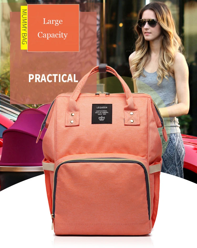 

Diaper Bag Mummy Maternity Nappy Bags Large Capacity Baby Travel Backpac
