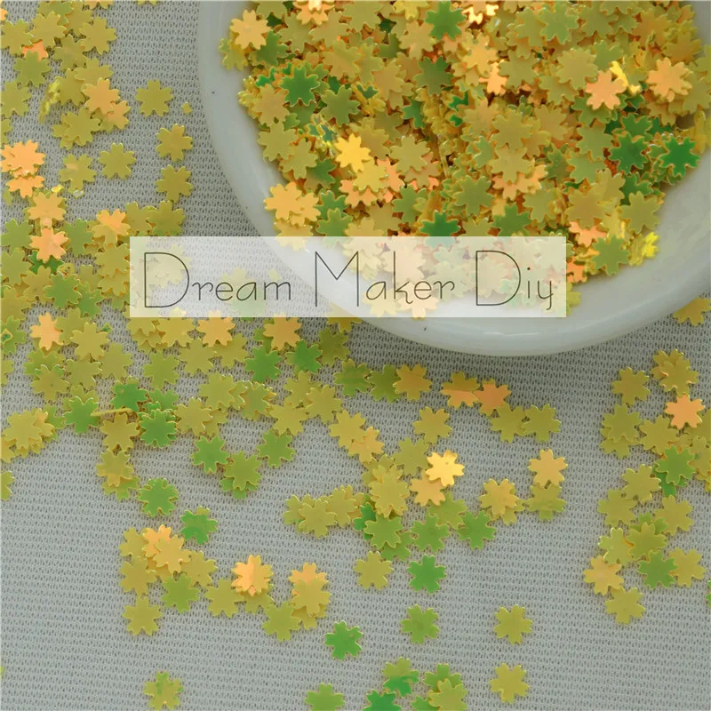 50g Brilliant Spring Flower and Vine Sequins for Crafts and Decoration