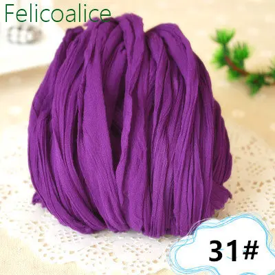 5 шт., растягивающийся нейлоновый чулок, цветок, сделай сам, материал для изготовления цветов, ручной работы, для рукоделия, для свадебной вечеринки, ручной работы, для рукоделия, венок, принадлежности - Цвет: 31 Purple 5pcs