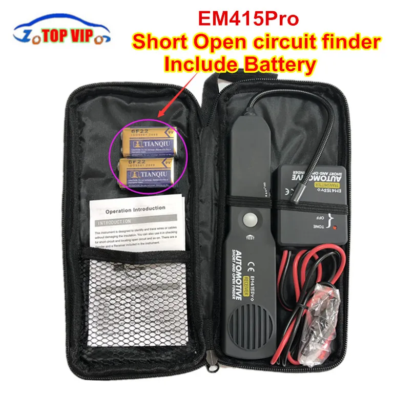 With battery!Car Automotive Short & Open Finder Circuit Finder Tester