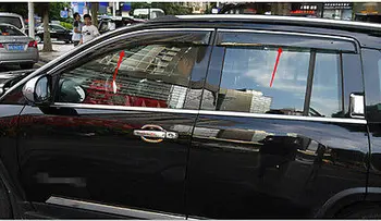 

Window Visor Vent Shades Sun Rain Guard 4pcs for JEEP COMPASS 2011 - 2015