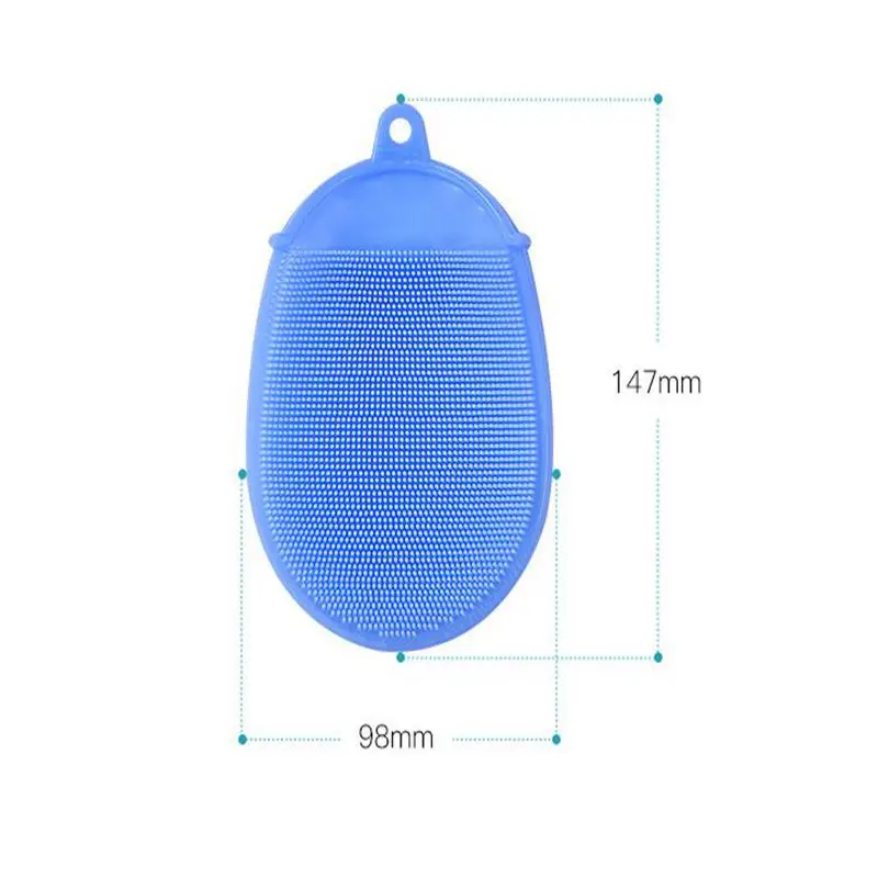 1 шт., мягкий силиконовый для мойки, отшелушивающий для лица, для чистки лица, для детского душа, банные щетки, губки