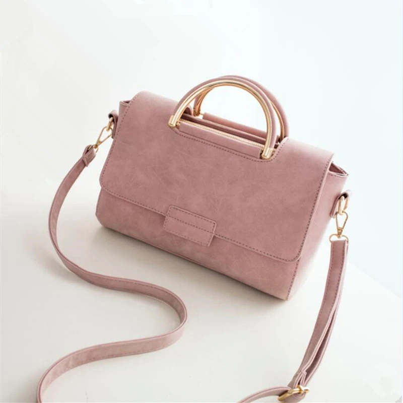 INLEELA 2016 New Arrive Women All-match Bag Fashion Nubuck Handbag High Quality Medium Shoulder Bag Winter Women Messenger Bag