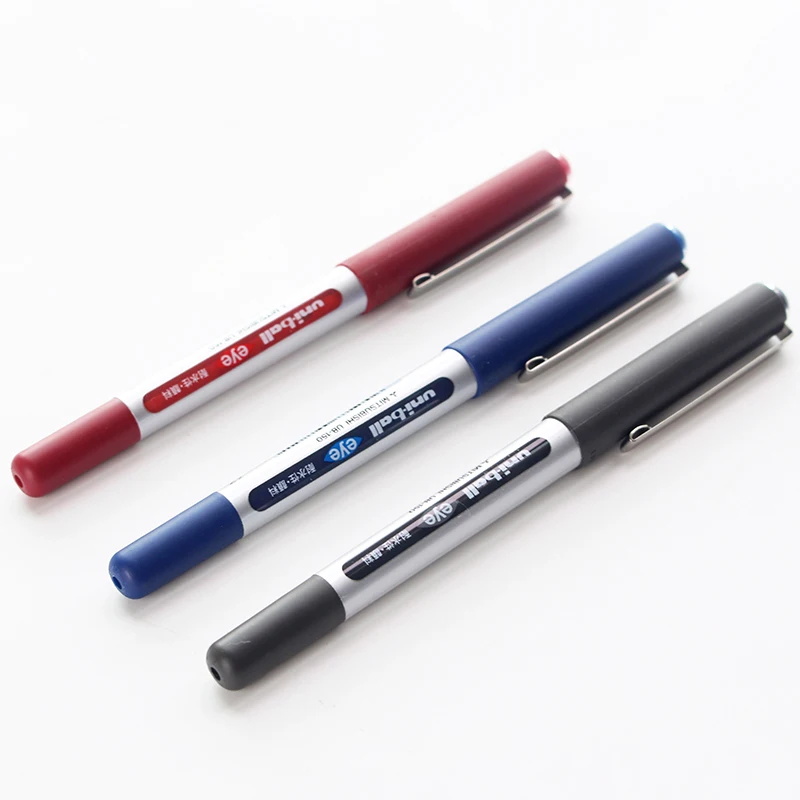 5/10pcs Uniball Eye UB150 Gel Pen Set Micro 0.5mm Black Red Blue Smooth Ink Canetas Gel Signing Pen for School Office Stationery