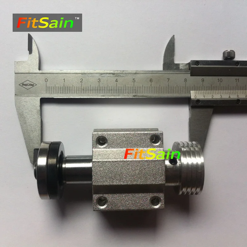 FitSain-Настольная мини-пила для пильного диска 16 мм/20 мм шпиндельная режущая пила шкив кронштейн шарикоподшипник 775 24 В 8000 об/мин бензопила