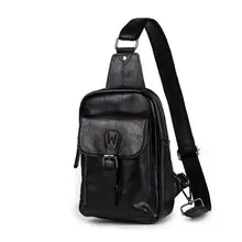 Newhotstacy сумка 10303217 Новая мужская из кожи ПУ однобортная сумка через плечо, нагрудная сумка