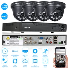 KKmoon 4CH система видеонаблюдения 1080N HDMI камера видеонаблюдения комплект с 3,6 мм 4 шт 1080 P ИК домашняя система видеонаблюдения