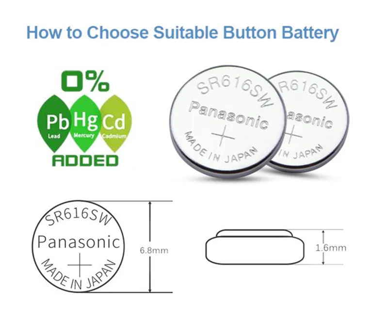 20 шт/уп, 4 пачки локоны волос Panasonic оксида серебра батарейки таблеточного типа 6,8 мм * 1,6 мм D321 321 GP321 монета Батарея для Кварцевые часы сделано