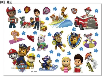 

3pcs/lot Cartoon Temporary Kids tattoo Dog Boys Colorful Tattoo Sticker For Gift To Children Kids Tattoo for Kids