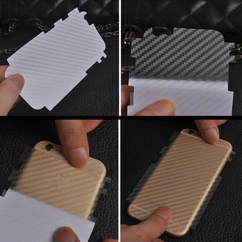 Anti Scratches Full Coverage Protective Film Clear Carbon Fiber Back