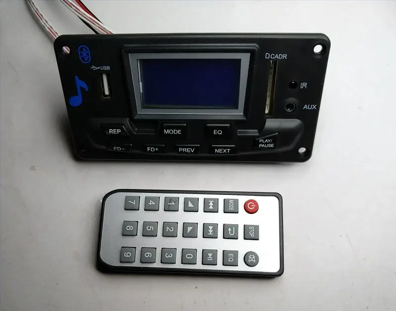 Плата декодера Mp3 12 В с USB / MMC REC PLAYER 3 Bluetooth вы можете вставить u-диск SD-карту радио |