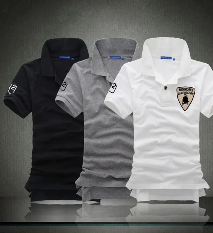 2014 Limited Large In Stock Size Good Quality Men Polo Shirt Sleeve Shipping Camisetas Top | Мужская одежда