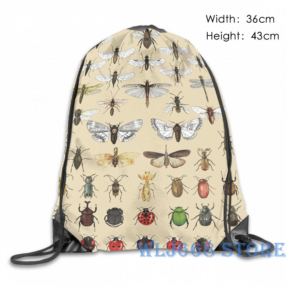 Забавные графические сумки с принтом через плечо женские энтомология насекомых исследования коллекция рюкзак на одно плечо путешествия для мужчин спортивная сумка