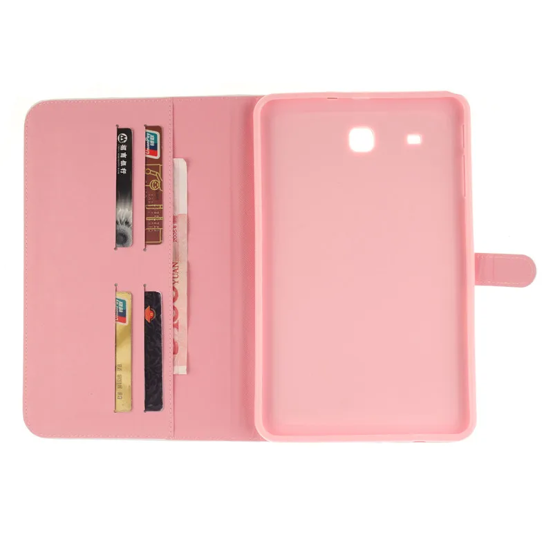 For Samsung Galaxy Tab E 9.6 Case for T560 SM-T560 T561Tablet Clouds Wallet Flip Cover Stand PU Leather Case Protective Skin  (64)