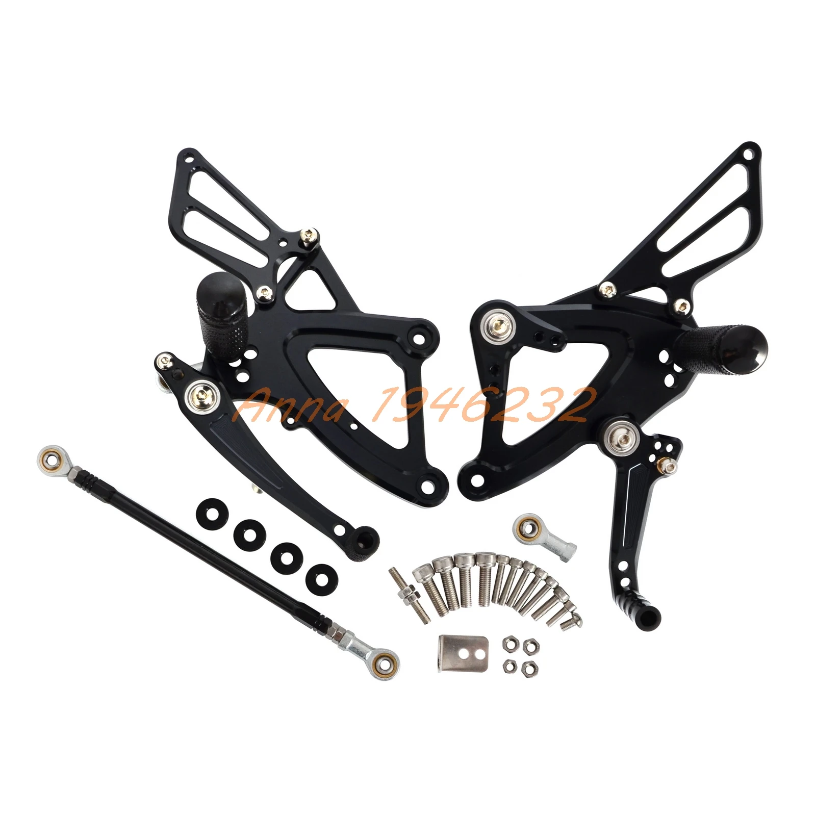 

NICECNC Rear Adjustable Footrest Bracket Sets Controls For Honda CBR400R CB400F CBR500R CB500F 2013 2014 2015 2016 2017