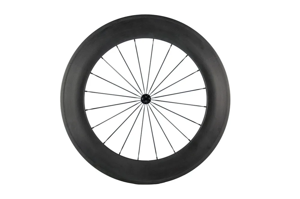 Clearance Complected set carbon road wheels 88mm clincher 700c carbon wheelset matte for shimano 8