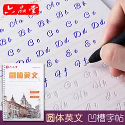 Шт. 1 шт. Новый Cursive записи английская ручка Китайский каллиграфическая пропись для взрослых детей упражнения занятия каллиграфией книга