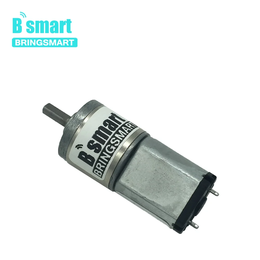 Bringsmart JGA16-030 мини-мотор-редуктор постоянного тока с низким уровнем шума коробка-редуктор 6 в Электрический мотор робот с высоким крутящим моментом низкий 12 В редуктор скорости мотор 6 в