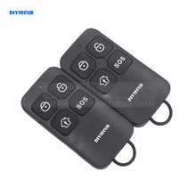 DIYSECUR K6 Wireless 433Mhz Keyfobs Remote Control for Our Related Home Alarm Home Security System Black
