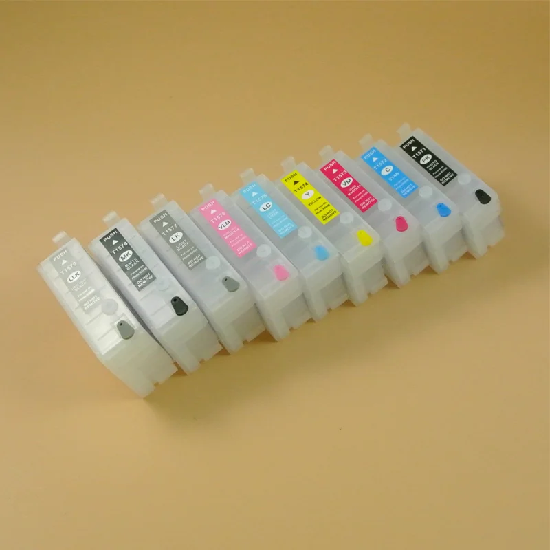 

Refillable ink cartridges for Epson P600 surecolor P600 Surecolor SC-P600 printer with auto reset chips T7601