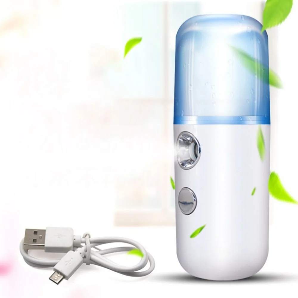 Portable Mini Mist Spray Facial Moisturizing USB Rechargeable Beauty