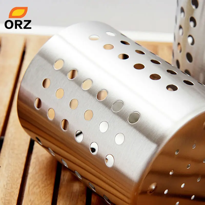 ORZ 2 PCS أدوات المائدة تخزين حامل أنبوب اكسسوارات المطبخ استنزاف عيدان أواني أطباق المنظم سلة التخزين ORZ 2 PCS أدوات المائدة تخزين حامل أنبوب اكسسوارات المطبخ استنزاف عيدان أواني أطباق المنظم سلة التخزين