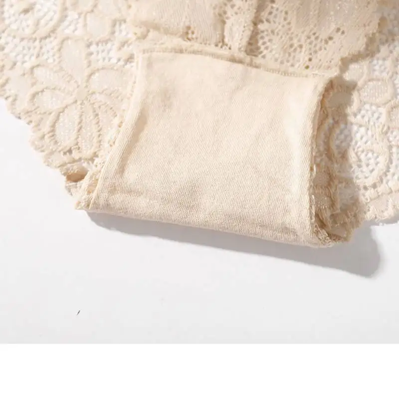 Oioninos 2019 Sexy Lace Panties Women Fashion Cozy Lingerie Tempting Pretty High Quality Cotton Low Waist Cute Women Underwear