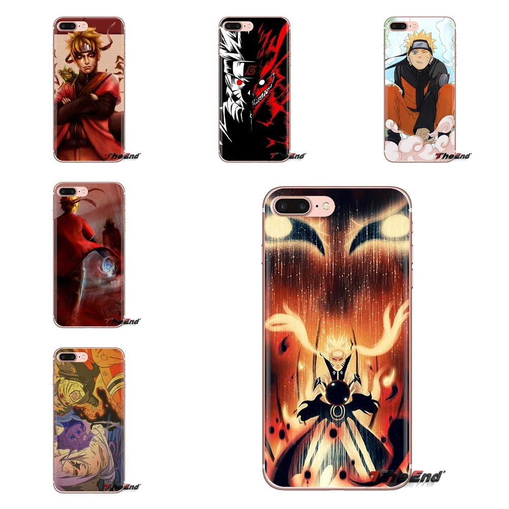 Anime Naruto vs Sasuke Soft Transparent Shell Covers For Samsung Galaxy S3 S4 S5 Mini S6 S7 Edge S8 S9 S10 Plus Note 3 4 5 8 9 |