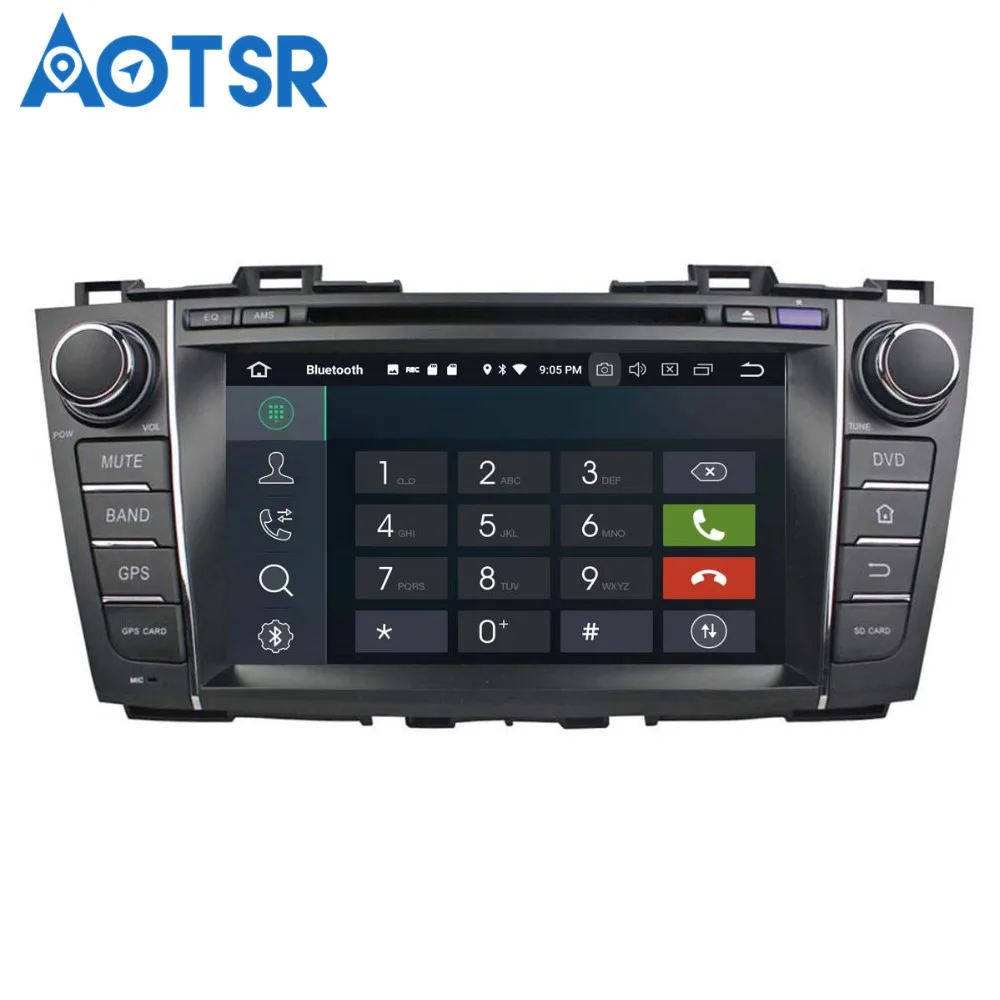Aotsr Android 8 0 7 1 GPS навигация автомобильный DVD плеер для Mazda 5 Premacy 2009 2012 мультимедиа