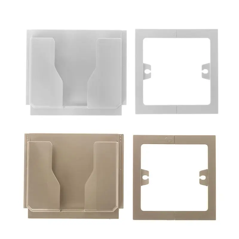 

Socket Wall Phone Holder Stand Bracket Charging Mobile Charger Mount Home Shelf Stand Mount Support Charging Storage Box